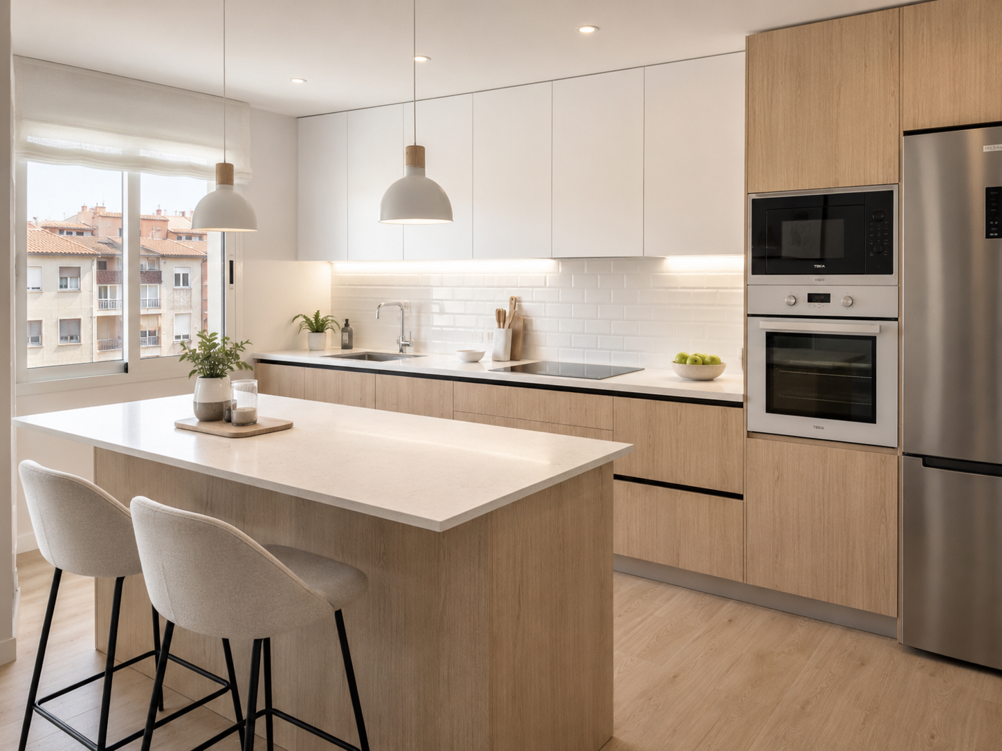 Cocina de lujo con isla Valladolid