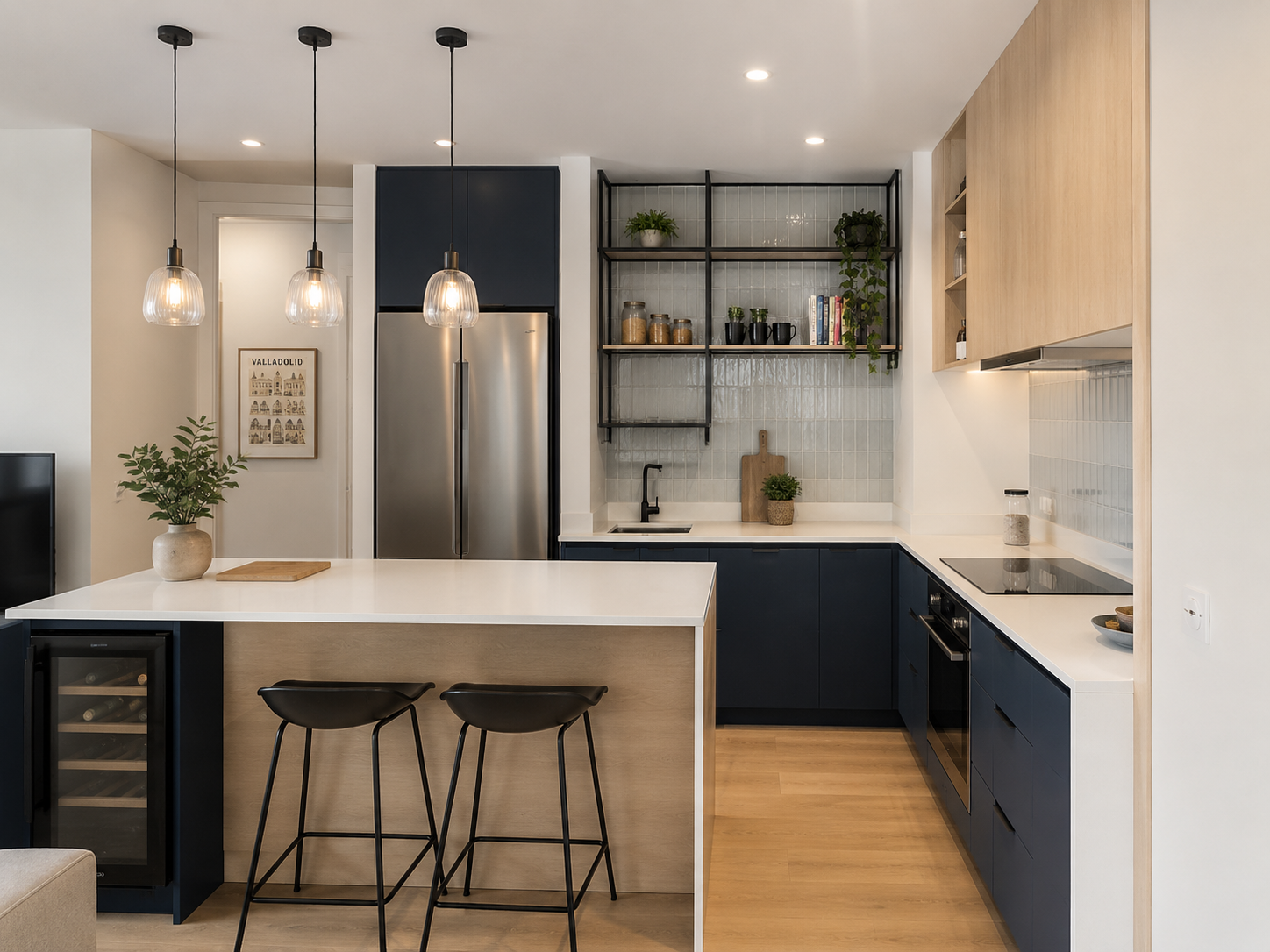 Cocina de lujo contemporánea Valladolid