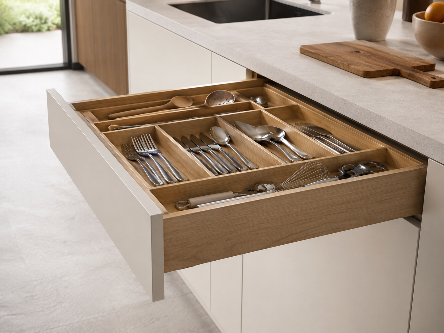 Organización interior de cocina en Valladolid